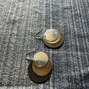 Layered Mixed Metal Earrings